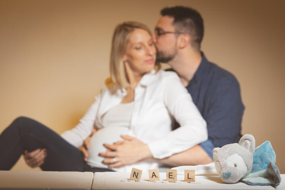 séance grossesse studio photo Guebwiller