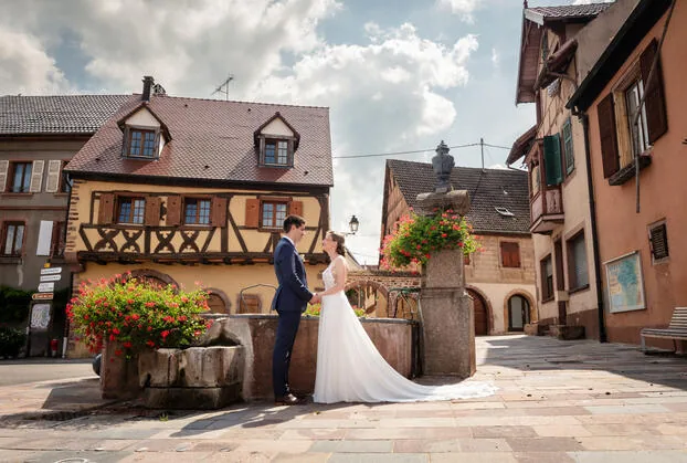 Photos de couple mariage Alsace — Studio Deux-Quatre